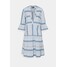 Vero Moda Tall VMAKELA CHAMBRAY TUNIC Sukienka letnia light blue denim/white VEB21C085-K11