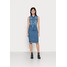 ONLY ONLLIVIA DRESS Sukienka letnia medium blue denim ON321C2PL-K11
