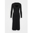 Pinko MANRESA DRESS Sukienka dzianinowa black P6921C0BE-Q11