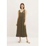 TOM TAILOR Sukienka z dżerseju dry greyish olive TO221C0O9-N11