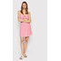 Tommy Jeans Sukienka letnia Essential DW0DW12860 Różowy Regular Fit