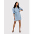 ONLY Sukienka jeansowa Candice 15258997 Niebieski Regular Fit