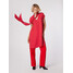 Simple Sukienka koktajlowa SUD509-02 Czerwony Loose Fit