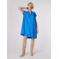 Simple Sukienka koktajlowa SUD509-03 Niebieski Relaxed Fit