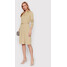 Calvin Klein Sukienka koszulowa Tencel Jersey Blend K20K203844 Beżowy Regular Fit