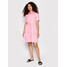 Pieces Sukienka koszulowa Valdine 17123758 Różowy Regular Fit