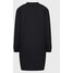 Calvin Klein Curve Sukienka dzianinowa Micro Logo Ess K20K205434 Czarny Regular Fit