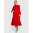 TWINSET Sukienka codzienna 222TT2080 Czerwony Regular Fit