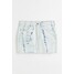 H&M Spódnica dżinsowa Low Waist - 1062427003 Jasnoniebieski denim/Wzór