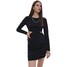 Cropp Czarna sukienka z wycięciami 1431S-99X