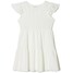 Cropp Biała ażurowa sukienka mini 1344S-00X