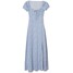 Cropp Niebieska sukienka midi w kwiaty 7081N-05X