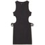 Cropp Czarna sukienka z wycięciami 1356S-99X