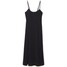 Cropp Czarna sukienka midi na ramiączkach 1451S-99X