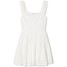 Cropp Biała sukienka z guzikami 1348S-00X
