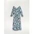 Sinsay Sukienka midi z wiązaniem WX187-60X
