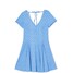 Cropp Niebieska sukienka w kwiaty 1362S-05X