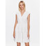 DKNY Sukienka koktajlowa DD3B0501 Biały Regular Fit