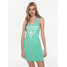 Guess Sukienka plażowa Logo E3GP03 JA914 Zielony Regular Fit