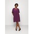 ONLY Carmakoma CARKEYSER KNEE DRESS Sukienka letnia italian plum ONA21C0RT-I11