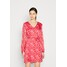 VILA VILAYLA VIE SHORT DRESS Sukienka letnia pink yarrow V1021C3LL-J11