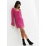 New Look CRINKLE TIE FRONT Sukienka dzianinowa deep pink NL021C1DJ-I11