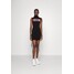 Versace Jeans Couture Sukienka z dżerseju black VEI21C06G-Q11
