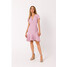 Made of Emotion Sukienka letnia M741 Różowy Premium Fit