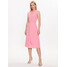 Lauren Ralph Lauren Sukienka koktajlowa 250889253005 Różowy Regular Fit