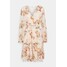 ONLY ONLPHILIPPA V NECK LAYERED DRESS Sukienka letnia cloud dancer/pink ON321C28Z-A11