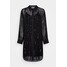 Mos Mosh LEELA SEQUIN SHIRT DRESS Sukienka koszulowa black MX921C02T-Q11