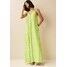 Next CAMI STRAPPY SUMMER STANDARD Długa sukienka lime green tie-dye NX321C3A9-M11