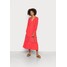 YAS YASMEZA LONG DRESS Sukienka koszulowa hibiscus Y0121C1V3-G11