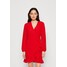 VILA VICHARLOTTE FLOUNCE WRAP DRESS Sukienka letnia flame scarlet V1021C3Q8-G11