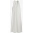 Massimo Dutti WITH CRISS-CROSS DETAIL AT THE BACK Sukienka letnia white M3I21C0WL-A11