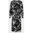 Vero Moda Tall VMPOLLIANA INGE CALF DRESS Sukienka letnia black/polliana VEB21C0G9-Q11