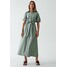 WILLA ORCHID Długa sukienka sage green W1E21C03W-M11