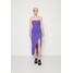WAL G. GINA V NECK MAXI Sukienka z dżerseju purple WG021C144-I11