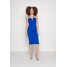 WAL G. SAKEEN V NECK MIDI DRESS Sukienka koktajlowa electric blue WG021C15I-K11