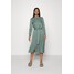 Esprit Collection PRINTED SHIRT DRESS Sukienka koszulowa emerald green ES421C1LQ-M11
