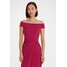 Lauren Ralph Lauren SARAN SHORT SLEEVE DRESS Sukienka koktajlowa fuchsia berry L4221C1CW-J11