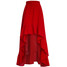 Sidro Komplet bluzka i spódnica Komplet muślinowy Czerwony