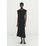 Massimo Dutti BLEND MIDI Sukienka letnia black M3I21C0V6-Q11