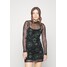 Noisy May Petite NMCARRIE HIGHNECK DRESS Sukienka letnia black NM521C04L-Q11