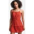 Superdry VINTAGE BRODERIE CAMI Sukienka letnia americana red SU221C0SD-G11