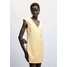 Mango TICKET H Sukienka letnia pastel yellow M9121C63N-E11