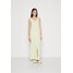 Selected Femme SLFIVY ANKLE SLIT DRESS STRIPE Długa sukienka sharp green SE521C16V-M11