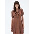 adL CARMINE Sukienka koszulowa printed brown ADK21C00B-O11