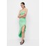 PULL&BEAR RUFFLE Sukienka letnia light green PUC21C117-M11