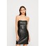 Neon & Nylon FAUX LEATHER TUBE DRESS Sukienka koktajlowa black N3P21C015-Q11